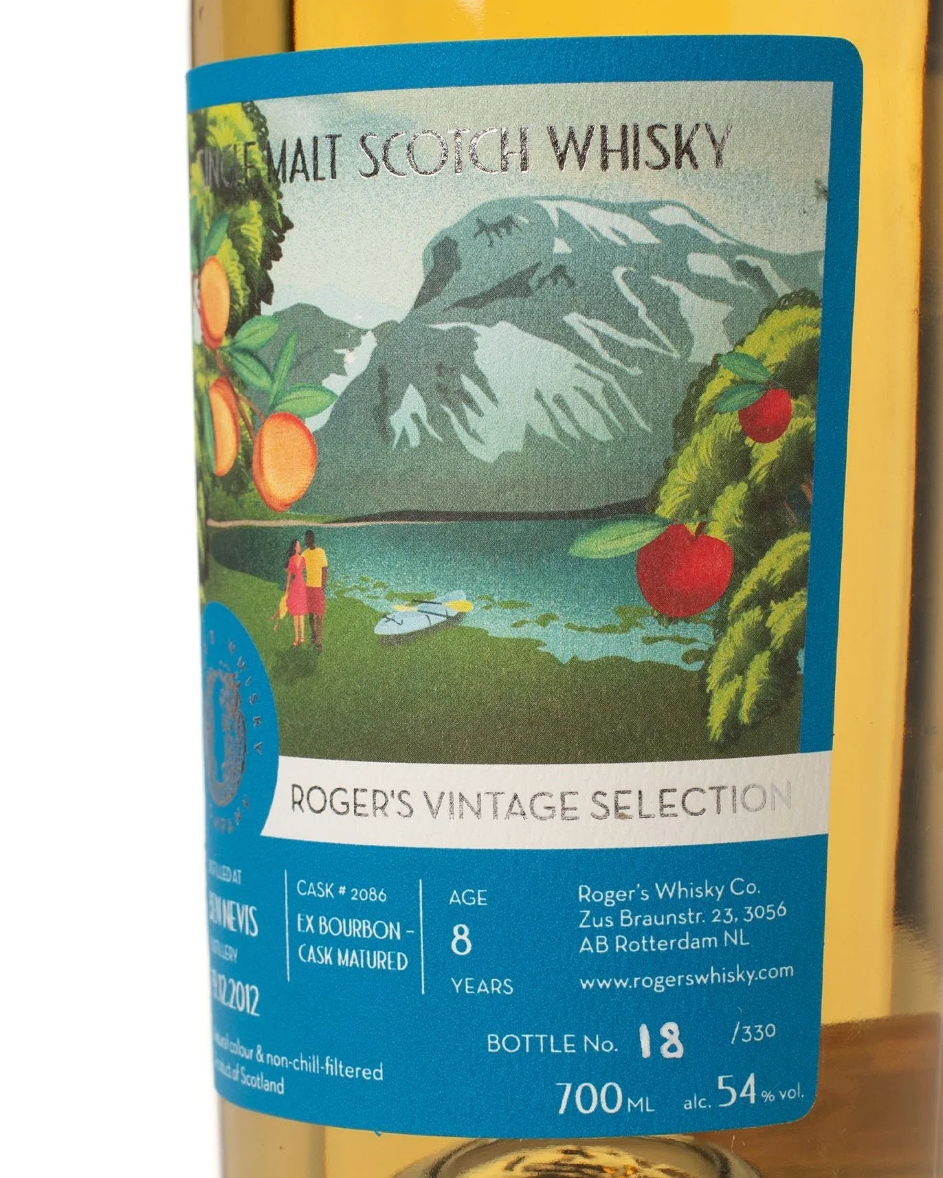 Roger's Vintage Selection Ben Nevis 2012 8 Year Old — Roger's